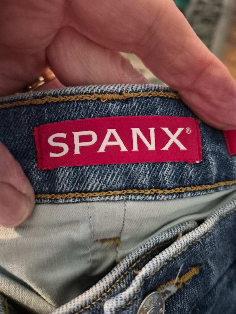 SPANX high rise barrell jeans - LP. U48 - Picture 3 of 7